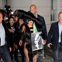 Lady Gaga showing lots of skin as she leaves her London hotel - Photos | Picture 96713